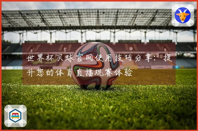 世界杯买球官网使用技巧分享：提升您的体育直播观赛体验